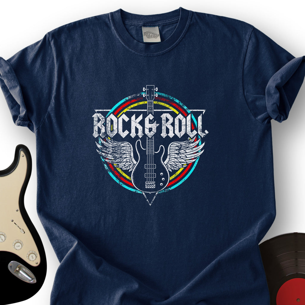 Retro Rock And Roll Bass T-Shirt product image 3