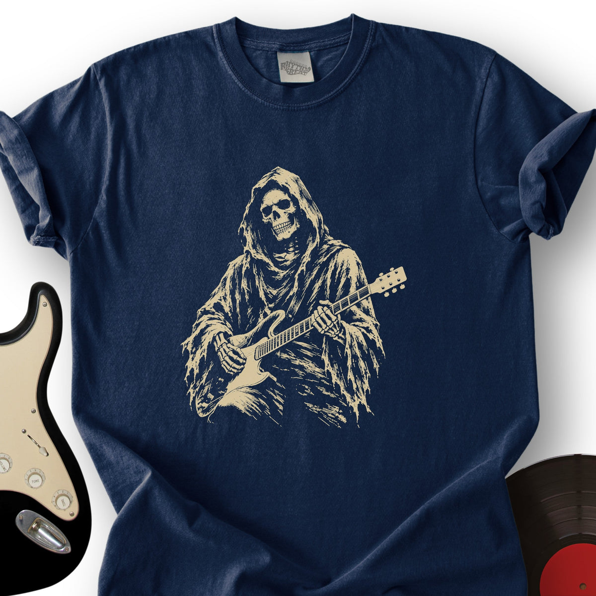 Grim Reaper Guitar T-Shirt product image 8