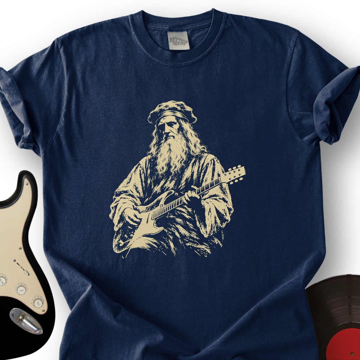 Da Vinci Guitar T-Shirt product image 5