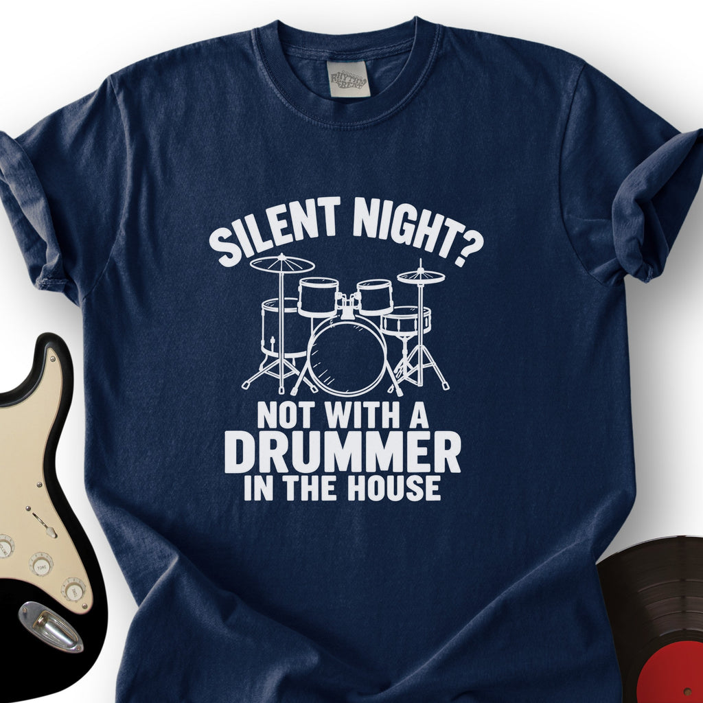 Silent Night Drummer T-Shirt product image 4
