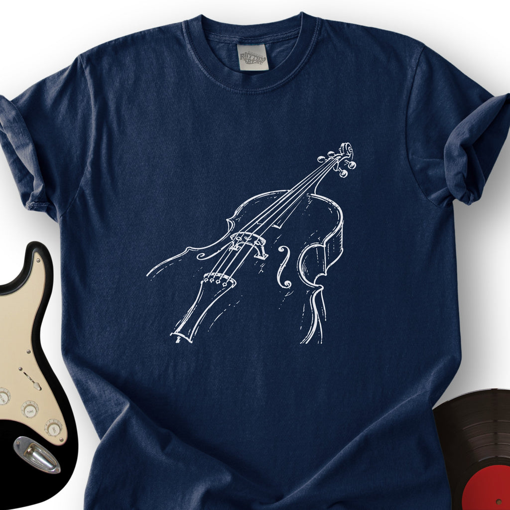 Cello Sketch T-Shirt product image 6