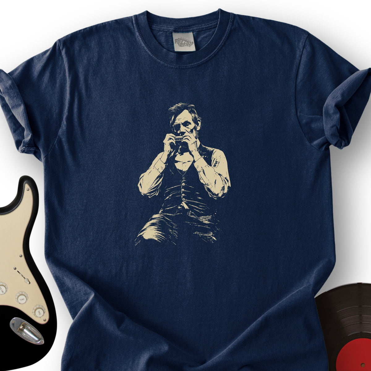 Lincoln Harmonica T-Shirt product image 5