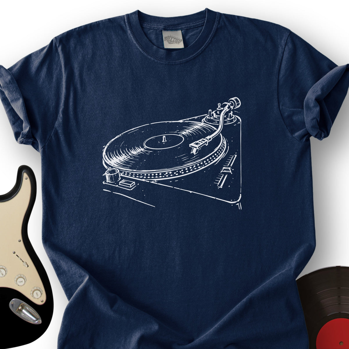 Turntable Sketch T-Shirt product image 4