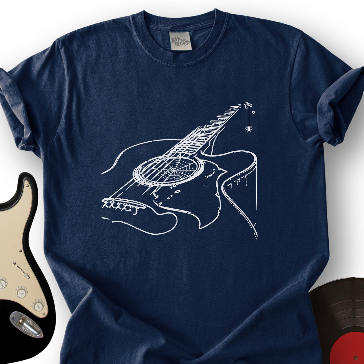 Cobweb Guitar T-Shirt product image 4