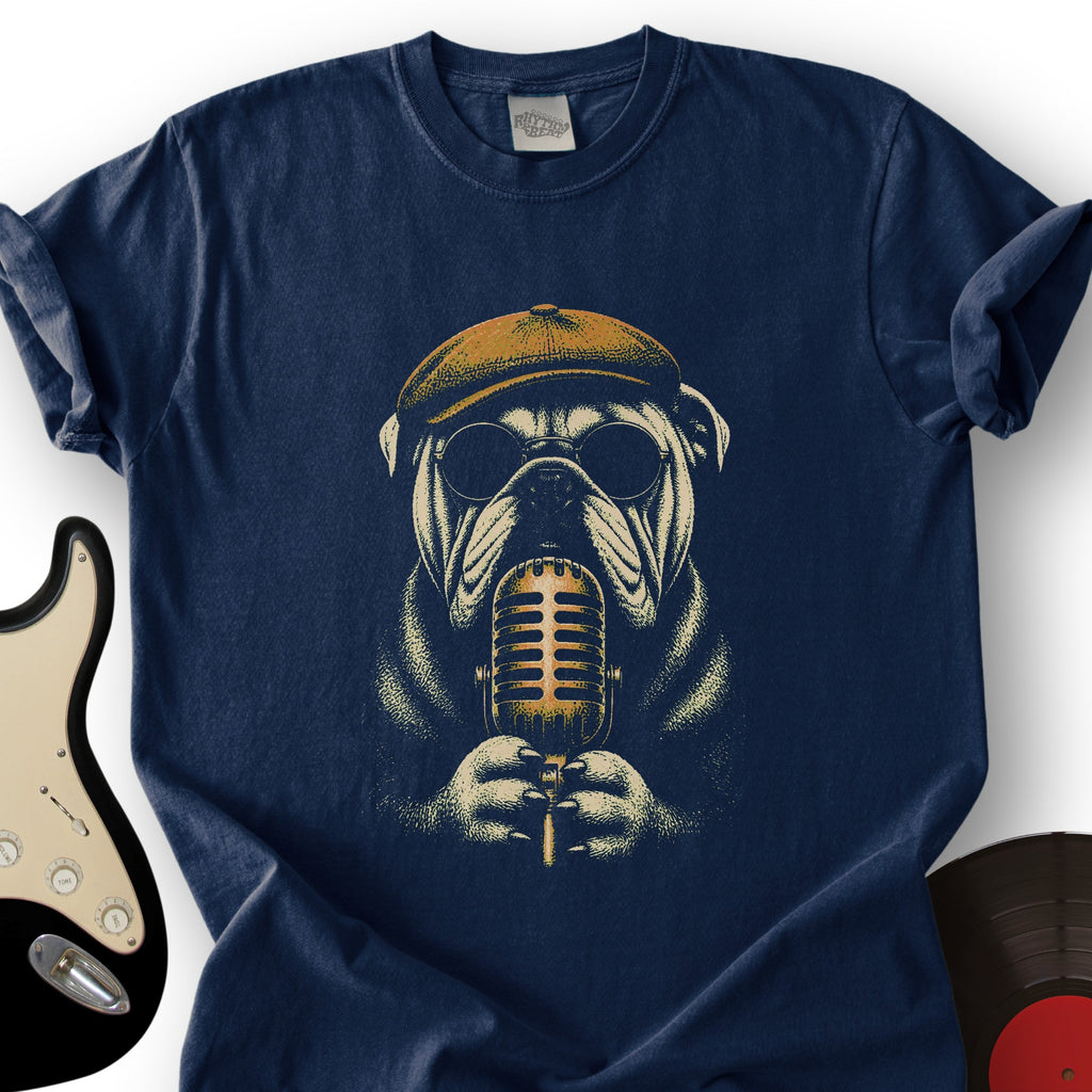 Microphone Bulldog T-Shirt product image 8