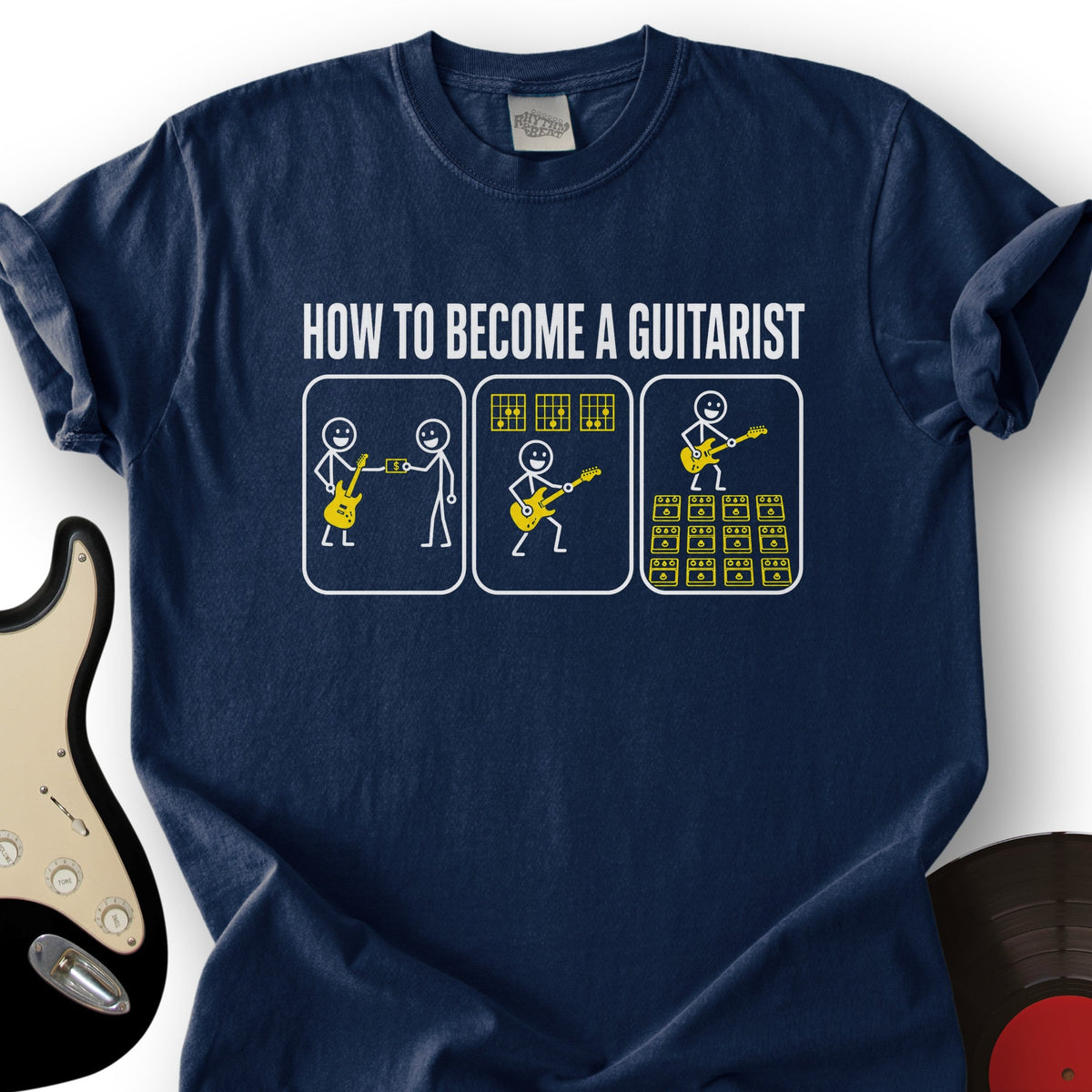 How To Guitarist T-Shirt product image 6