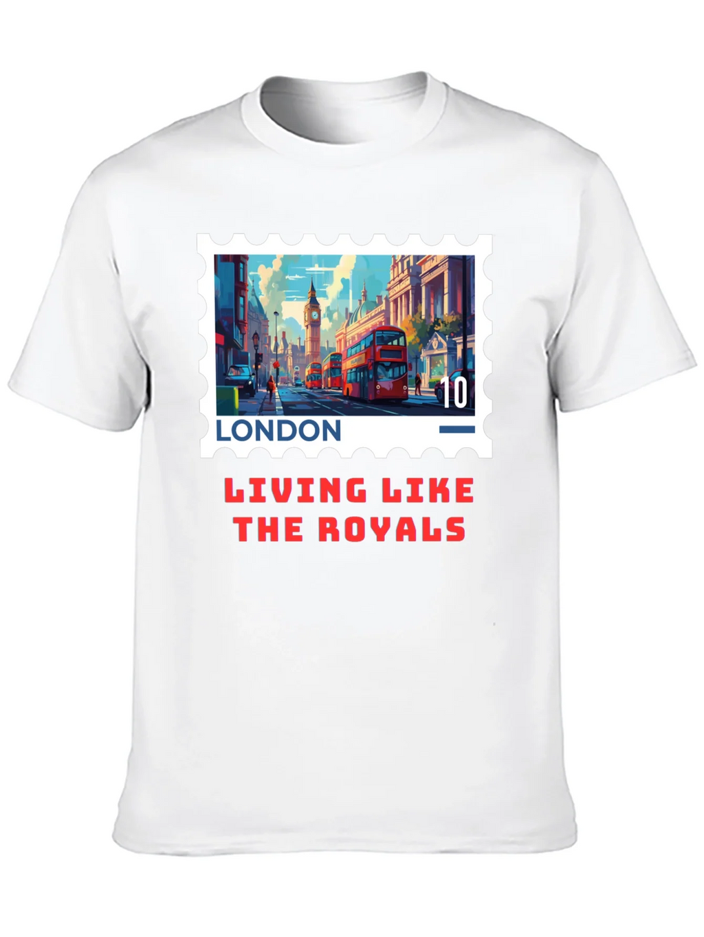 London Stamp T-Shirt - Living Like The Royals product image 9