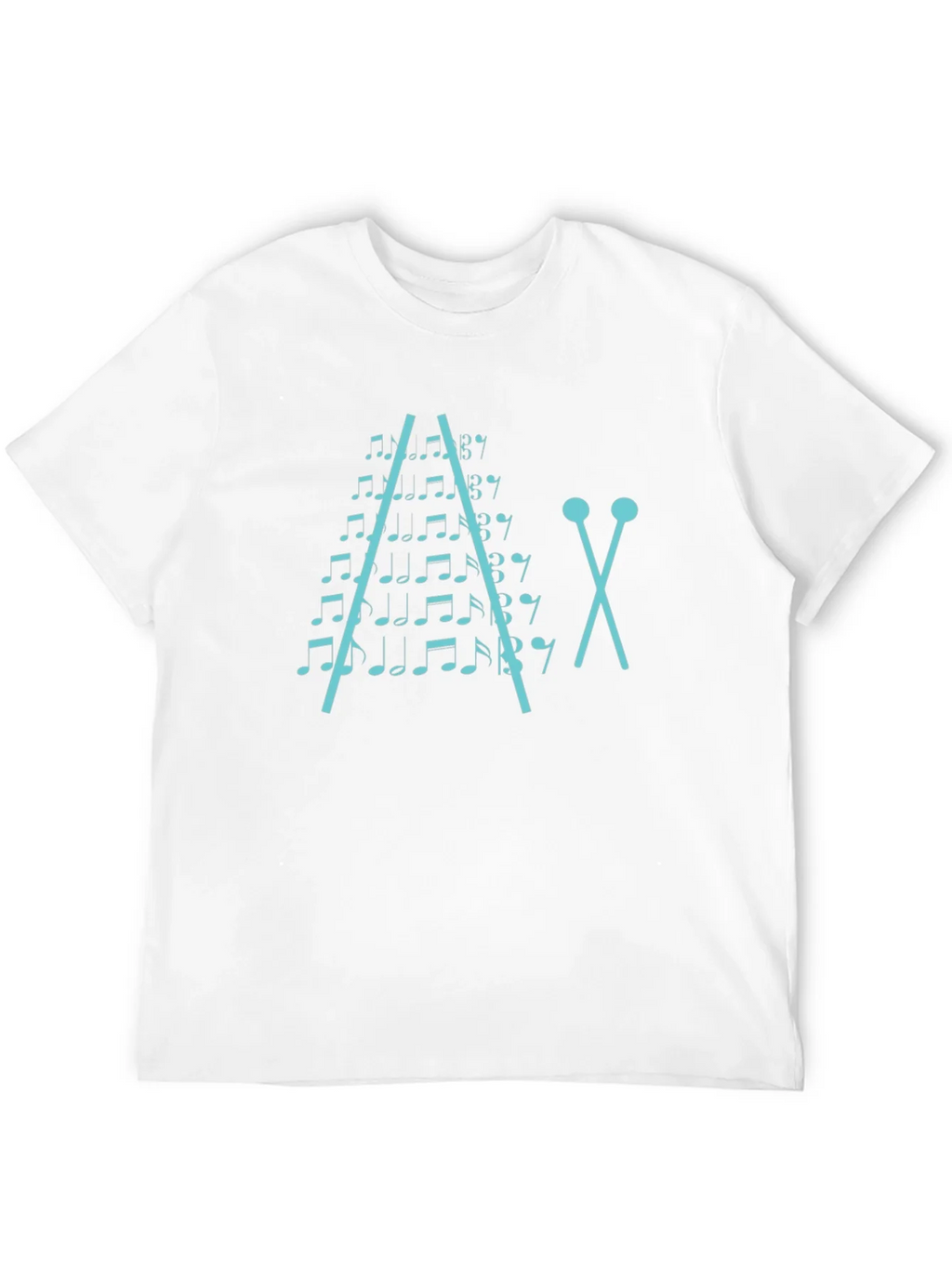 Musical Notes Xylophone Graphic T-Shirt product image 11