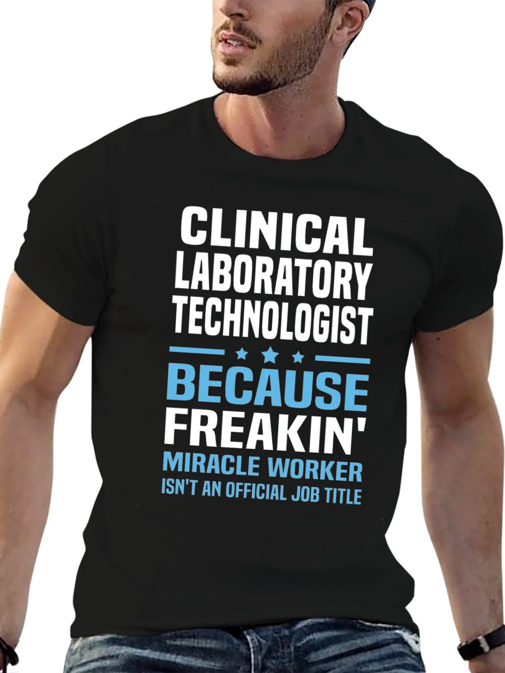 Clinical Lab Tech T-Shirt - Miracle Worker product image 5