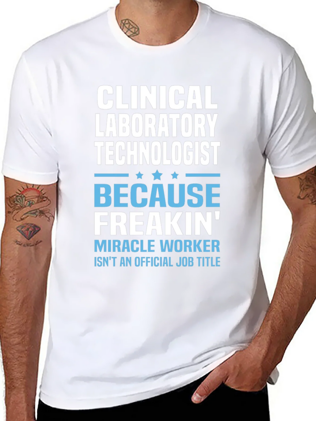 Clinical Lab Tech T-Shirt - Miracle Worker product image 6