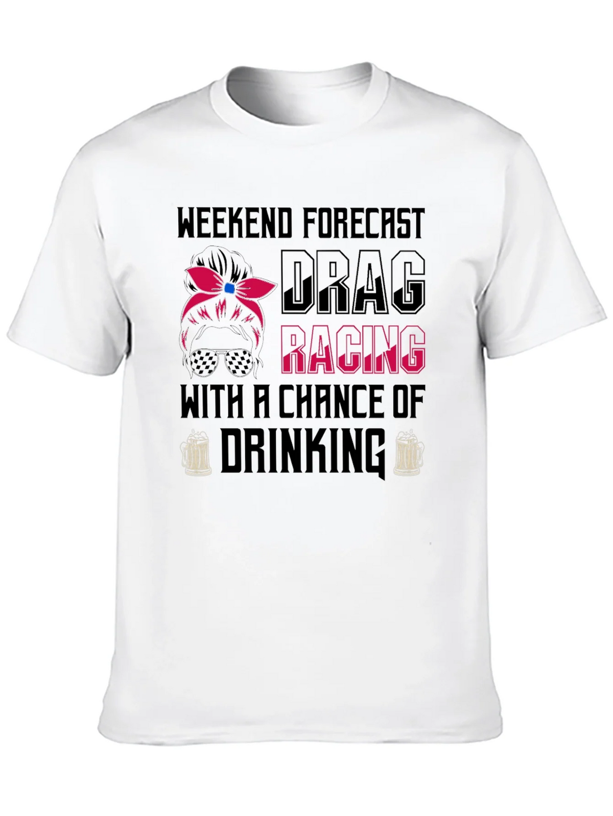 Drag Racing & Drinking T-Shirt product image 9