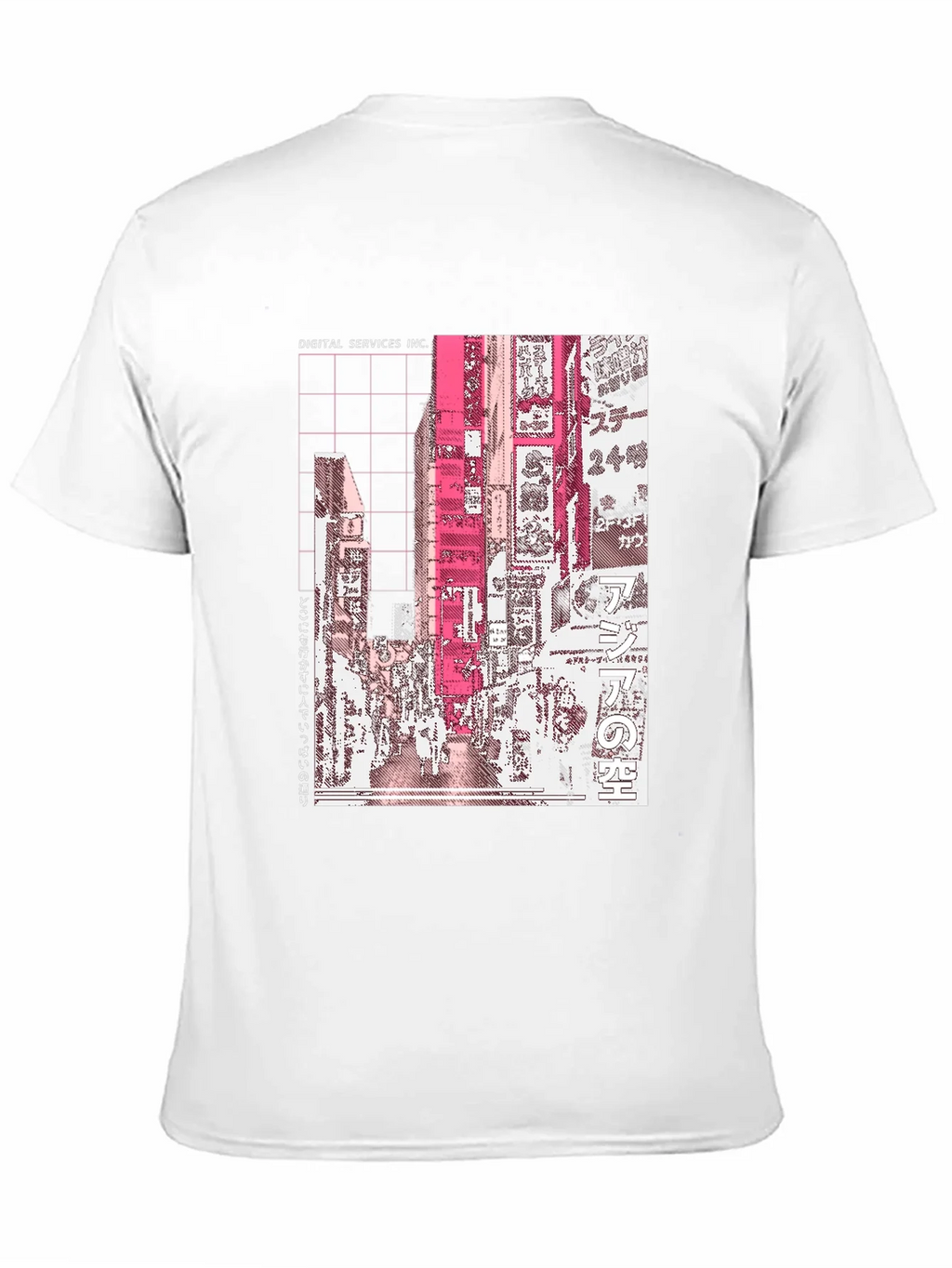 Digital Services Inc. Anime Cityscape Black Tee product image 6