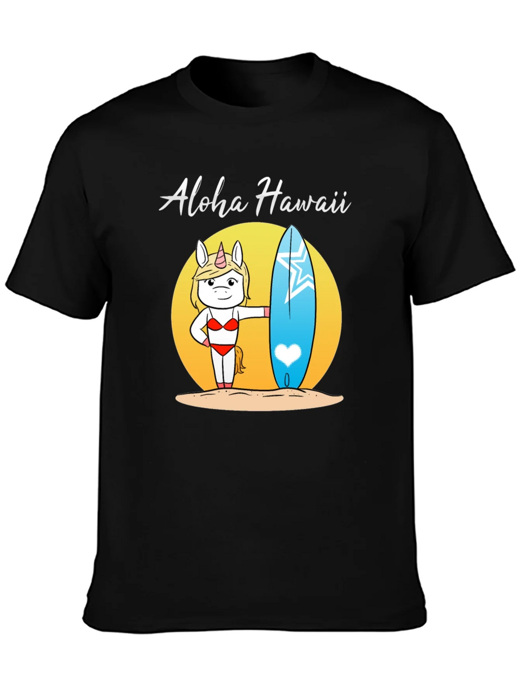Aloha Hawaii Unicorn Surf T-Shirt product image 3