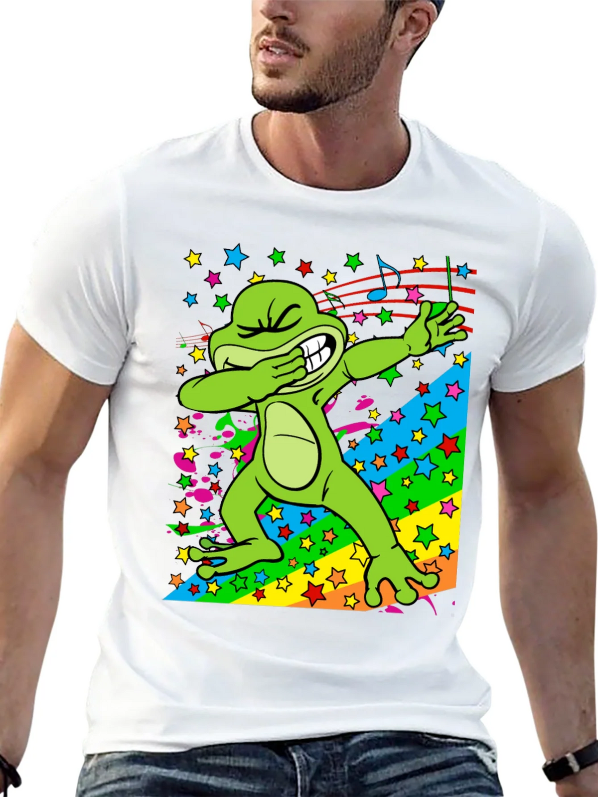 Dabbing Frog Graphic T-Shirt product image 12