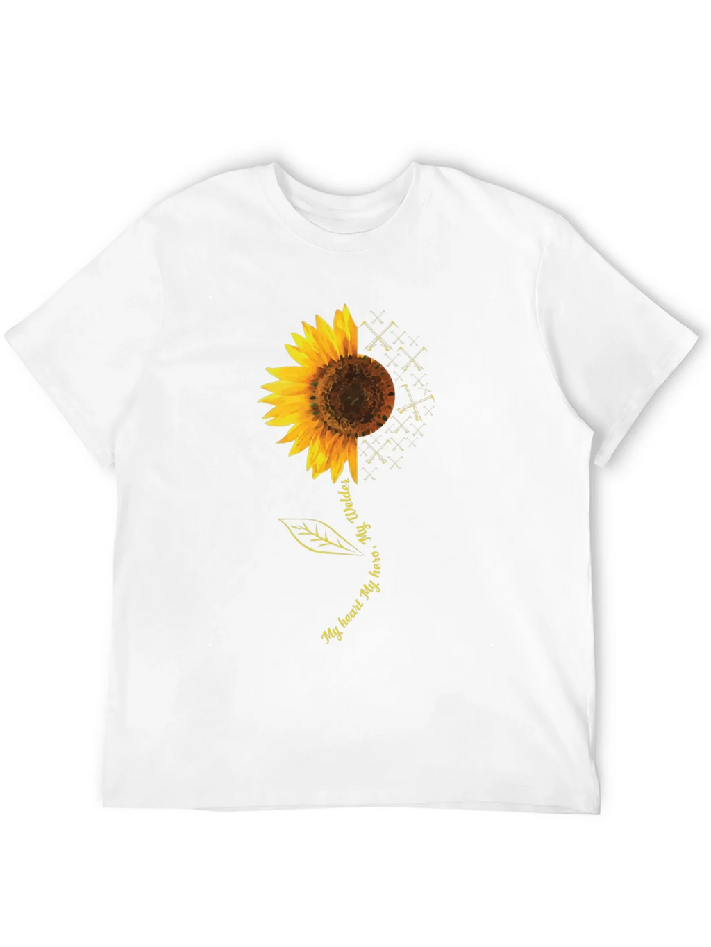Welder Hero Sunflower Graphic Tee product image 11
