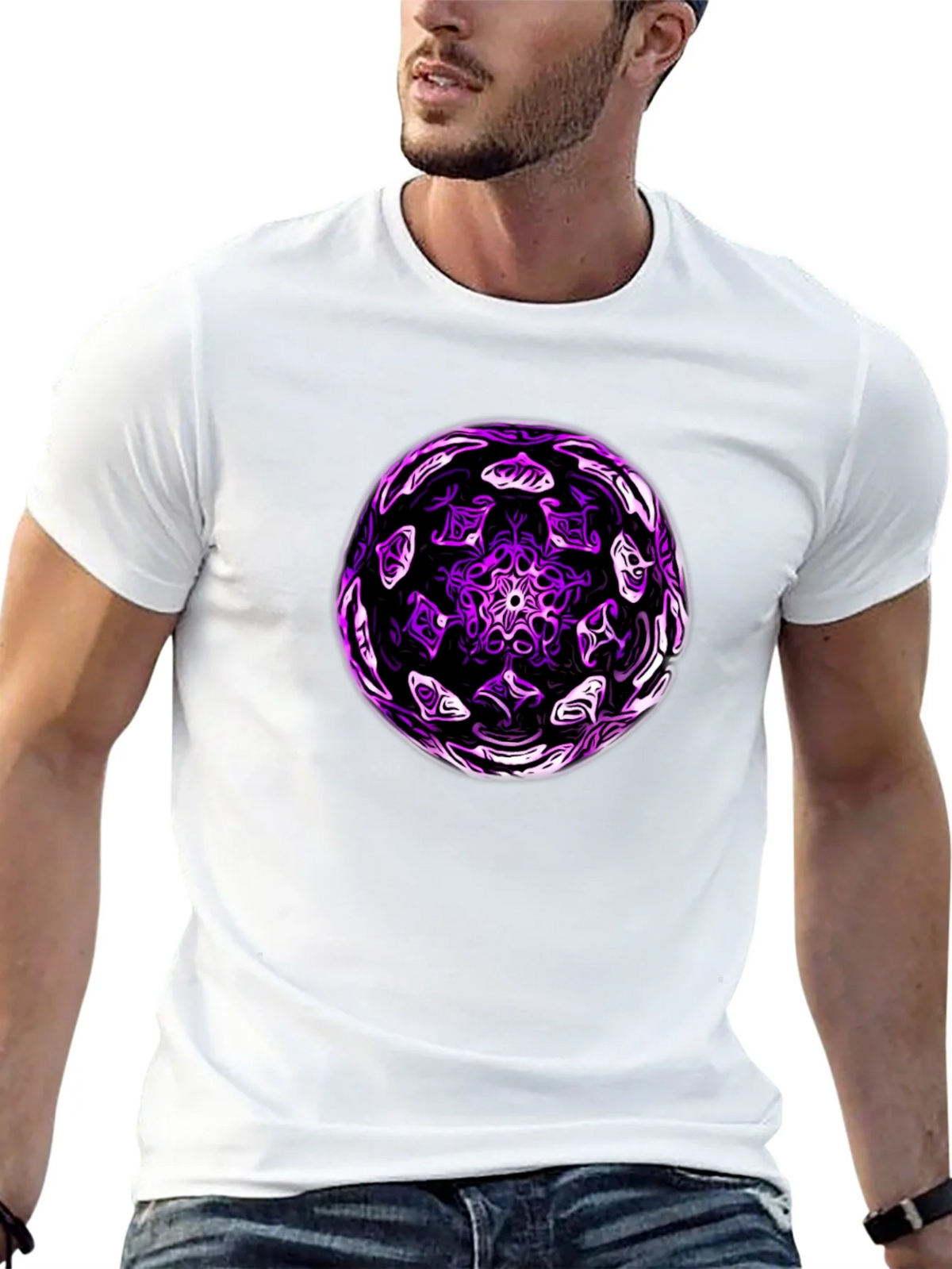 Abstract Orb Graphic T-Shirt product image 12