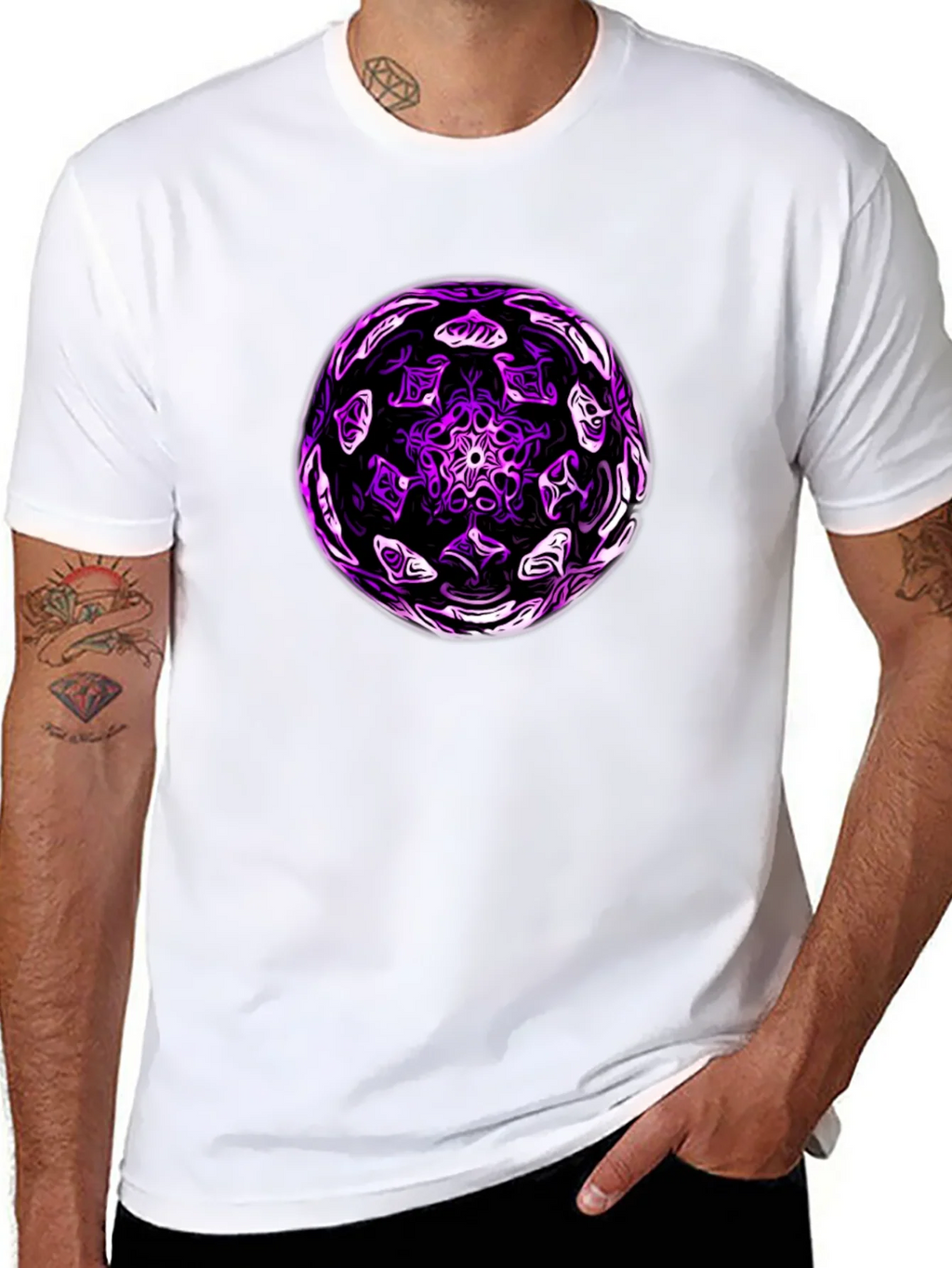Abstract Orb Graphic T-Shirt product image 7