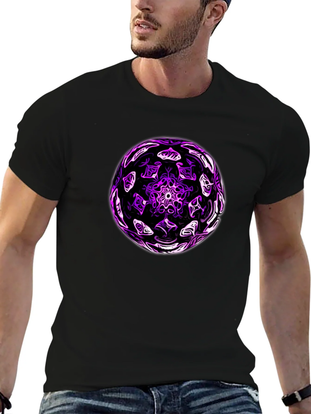 Abstract Orb Graphic T-Shirt product image 6