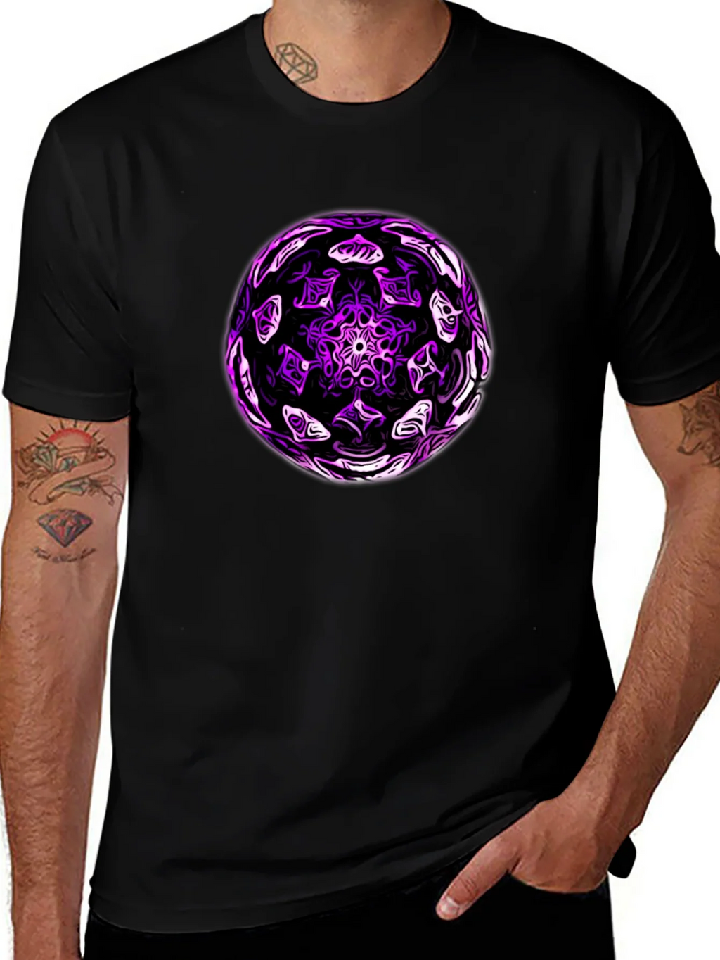 Abstract Orb Graphic T-Shirt product image 1