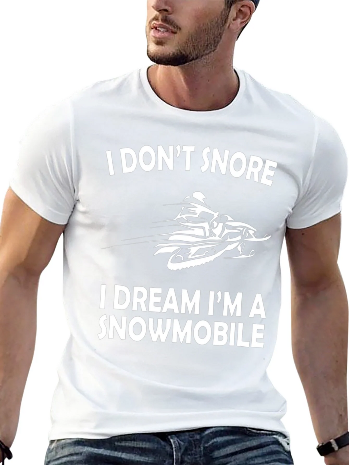 I DREAM IM A SNOWMOBILE T-Shirt product image 12