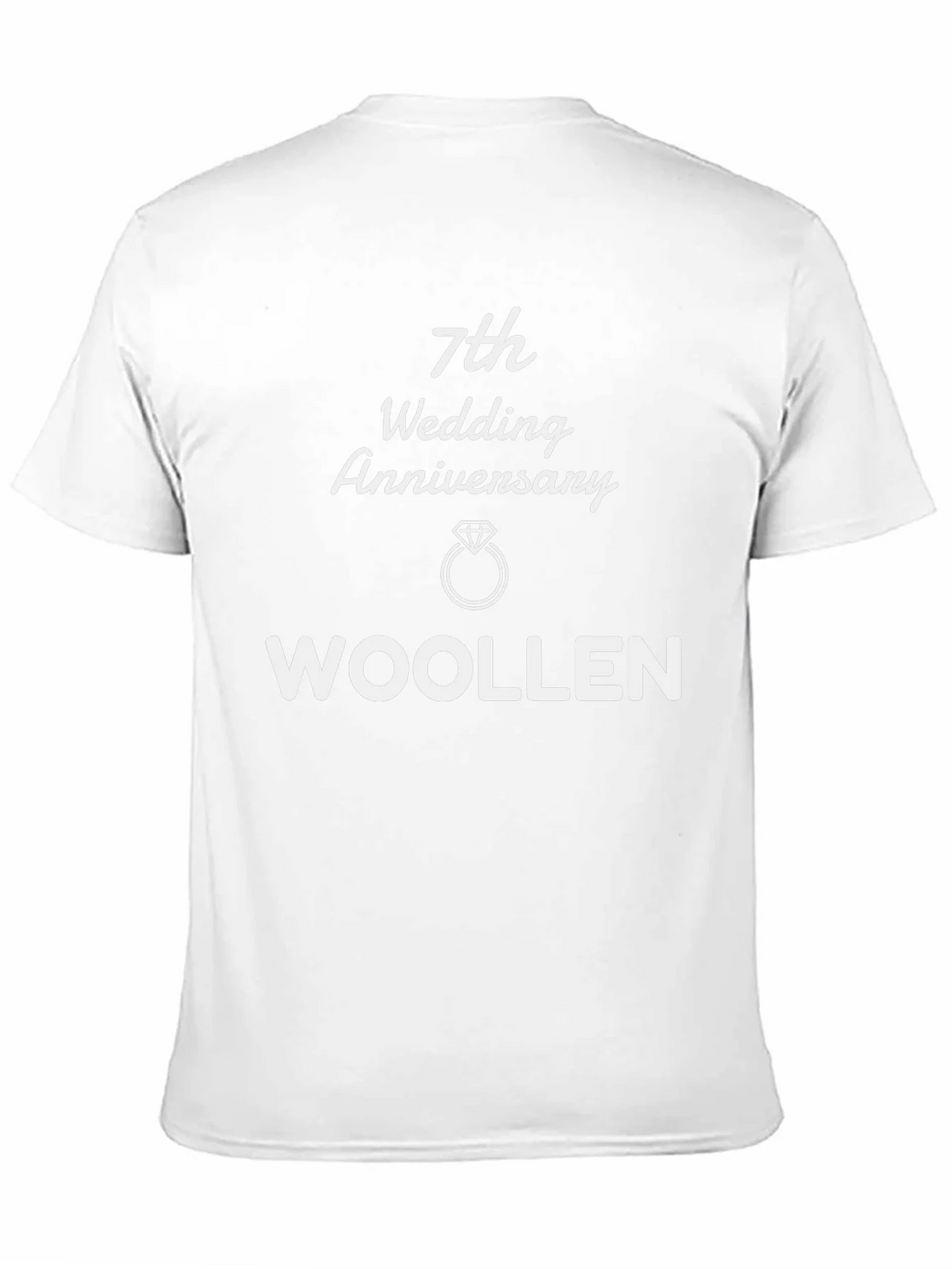 7th Anniversary Woollen T-Shirt - Gift product image 10