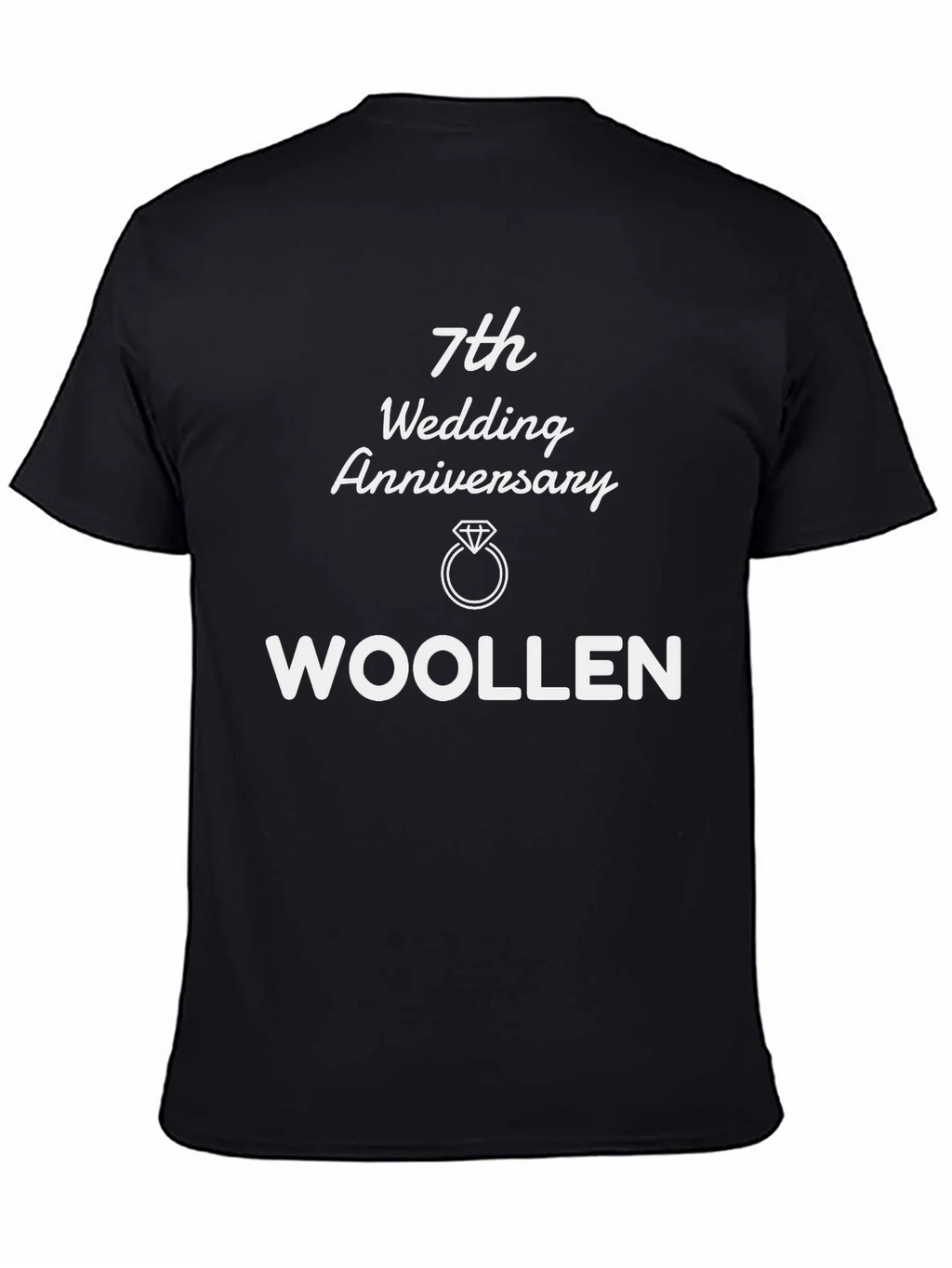 7th Anniversary Woollen T-Shirt - Gift product image 4