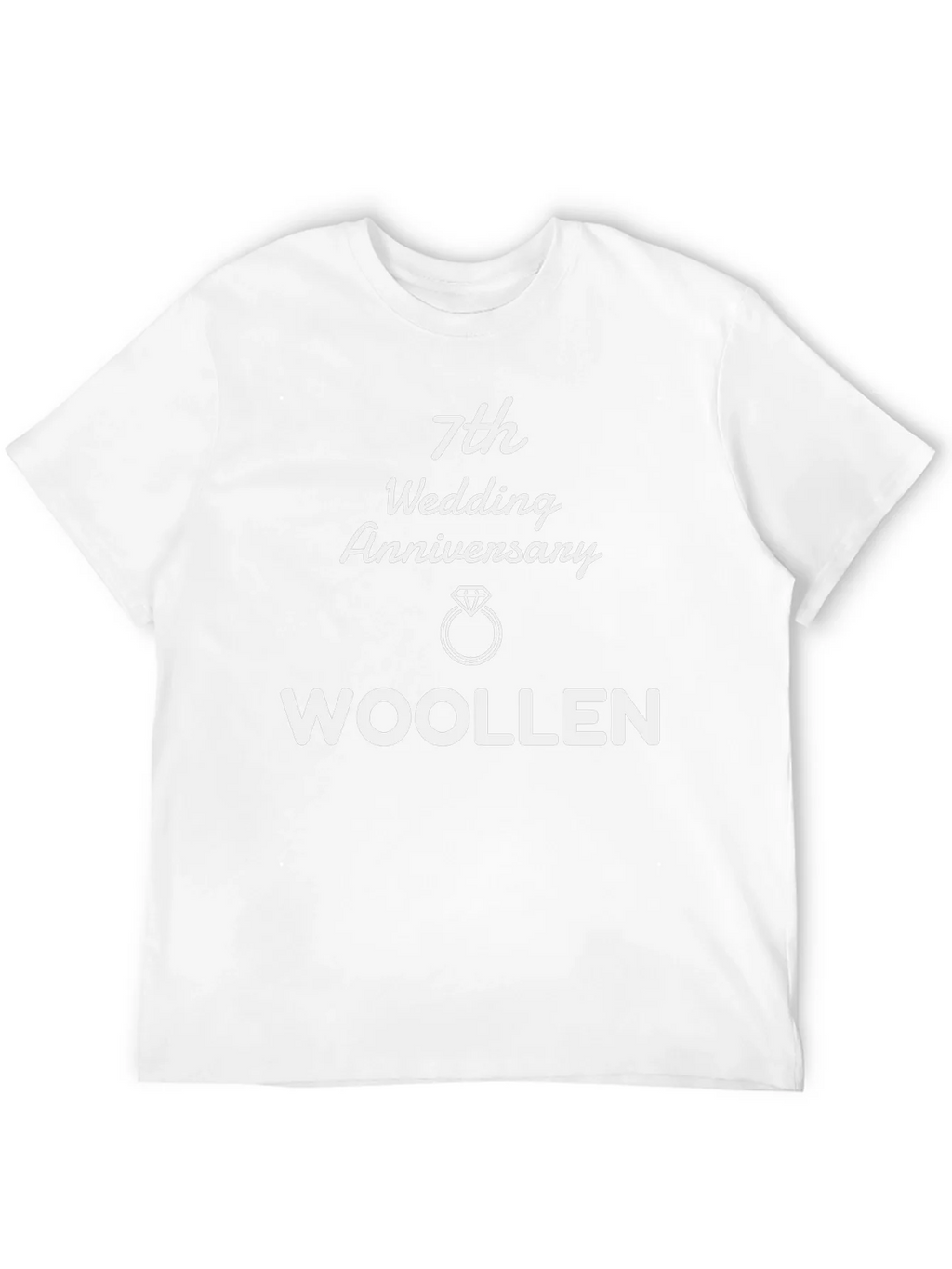 7th Anniversary Woollen T-Shirt - Gift product image 11