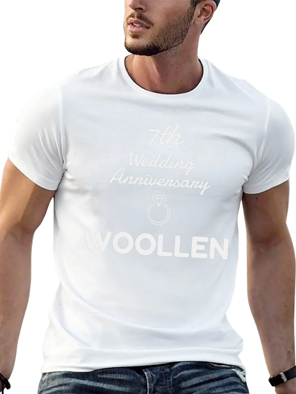 7th Anniversary Woollen T-Shirt - Gift product image 12