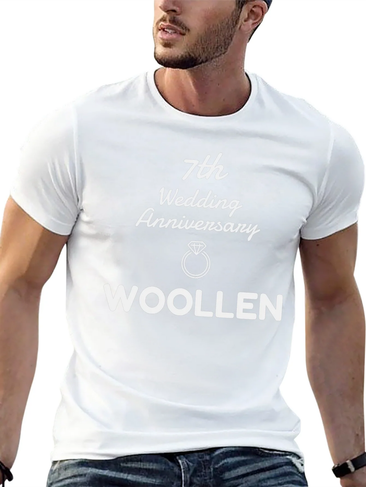 7th Anniversary Woollen T-Shirt - Gift product image 12