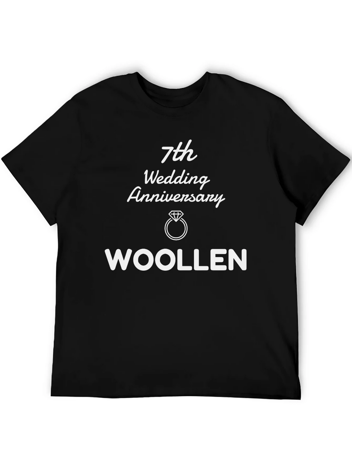 7th Anniversary Woollen T-Shirt - Gift product image 5