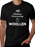 7th Anniversary Woollen T-Shirt - Gift product image 1