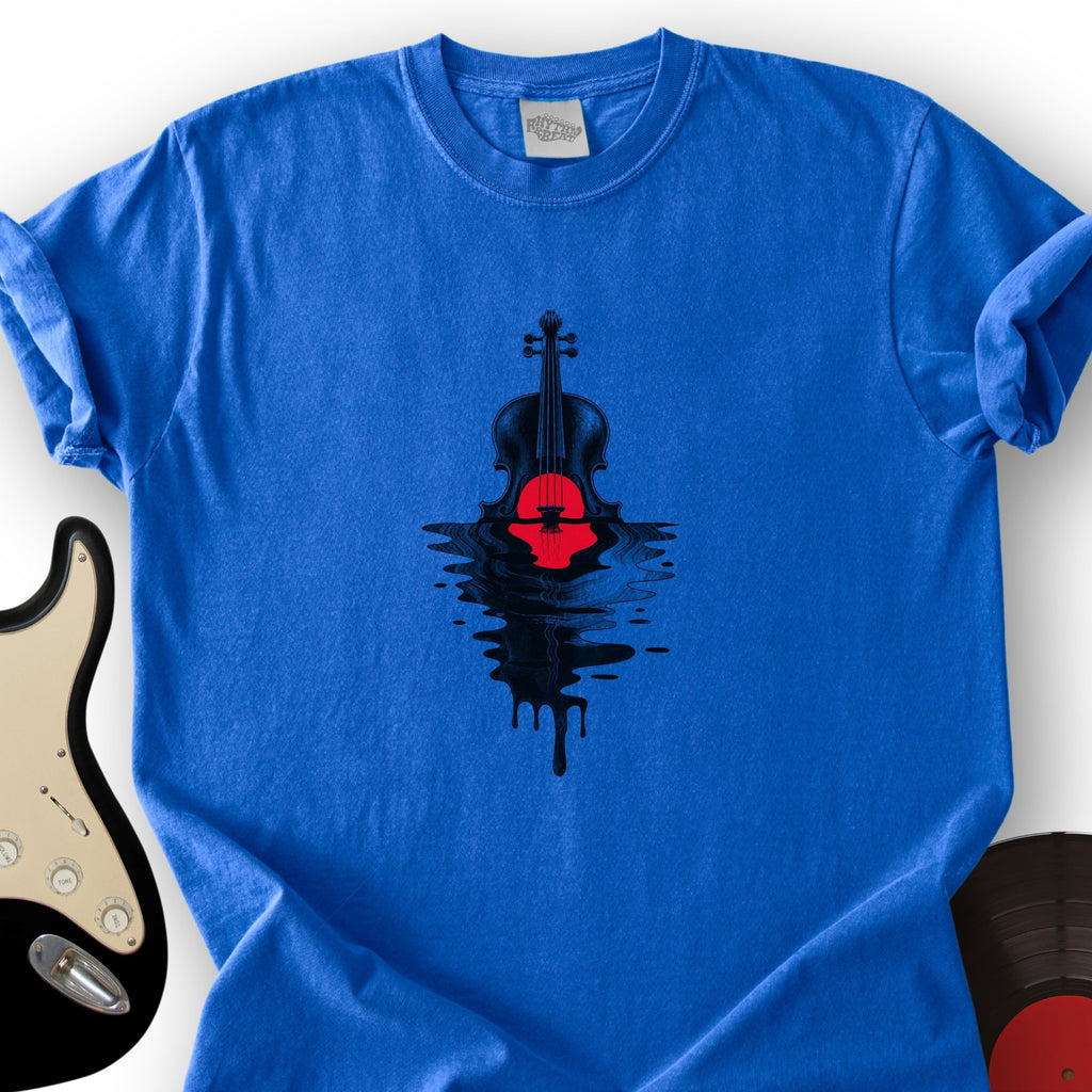 Melting Violin T-Shirt product image 2