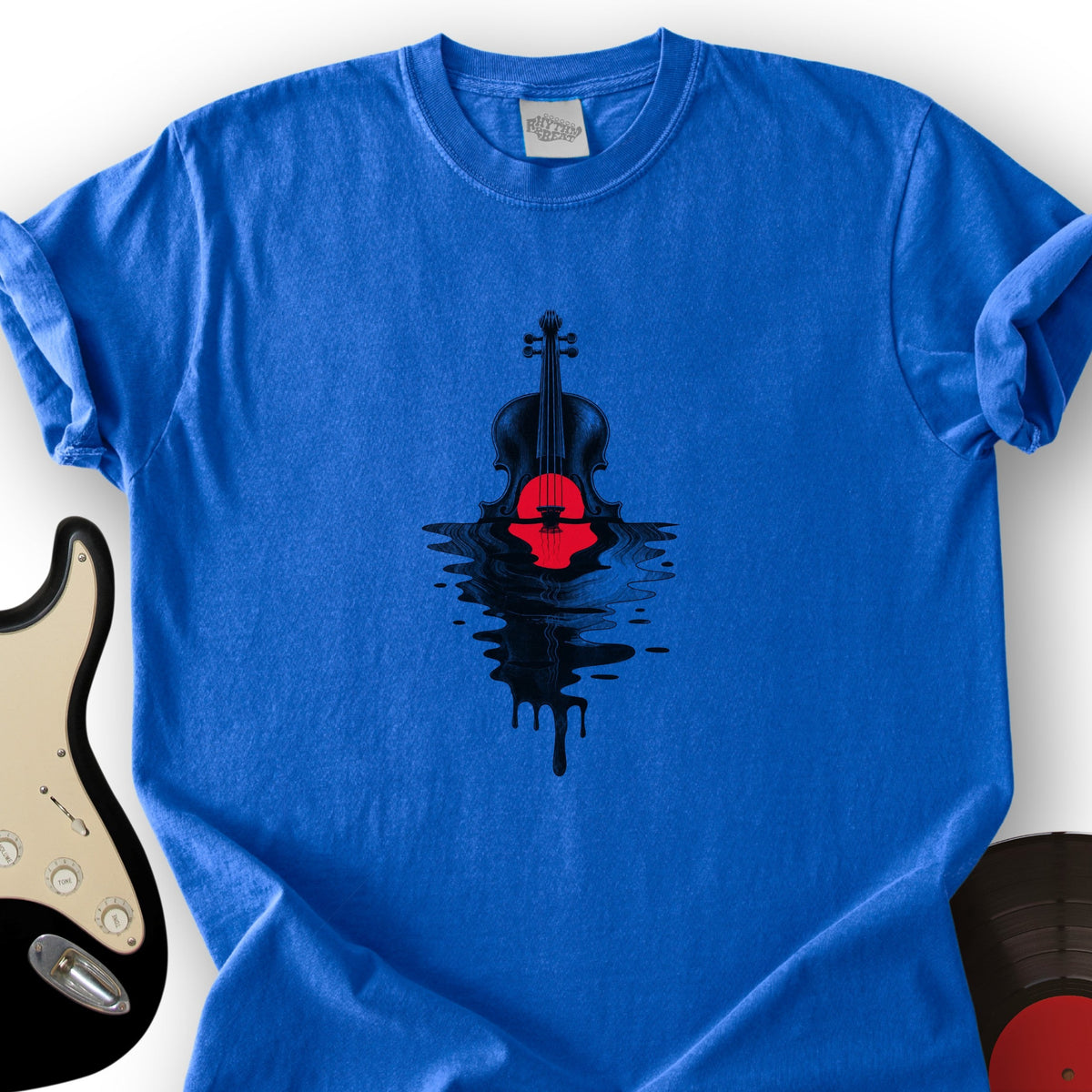 Melting Violin T-Shirt product image 2