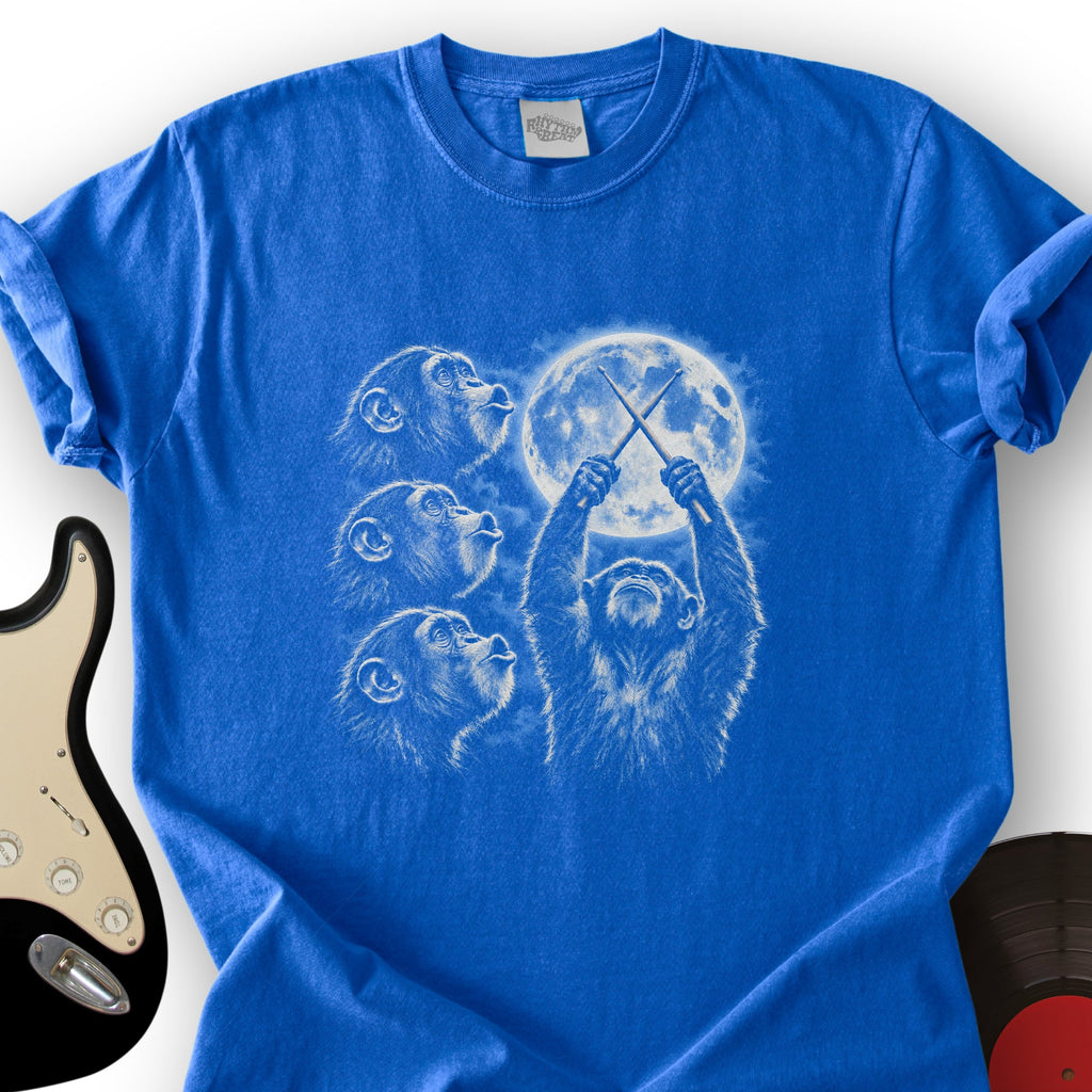 Chimp Drumstick Moon T-Shirt product image 6