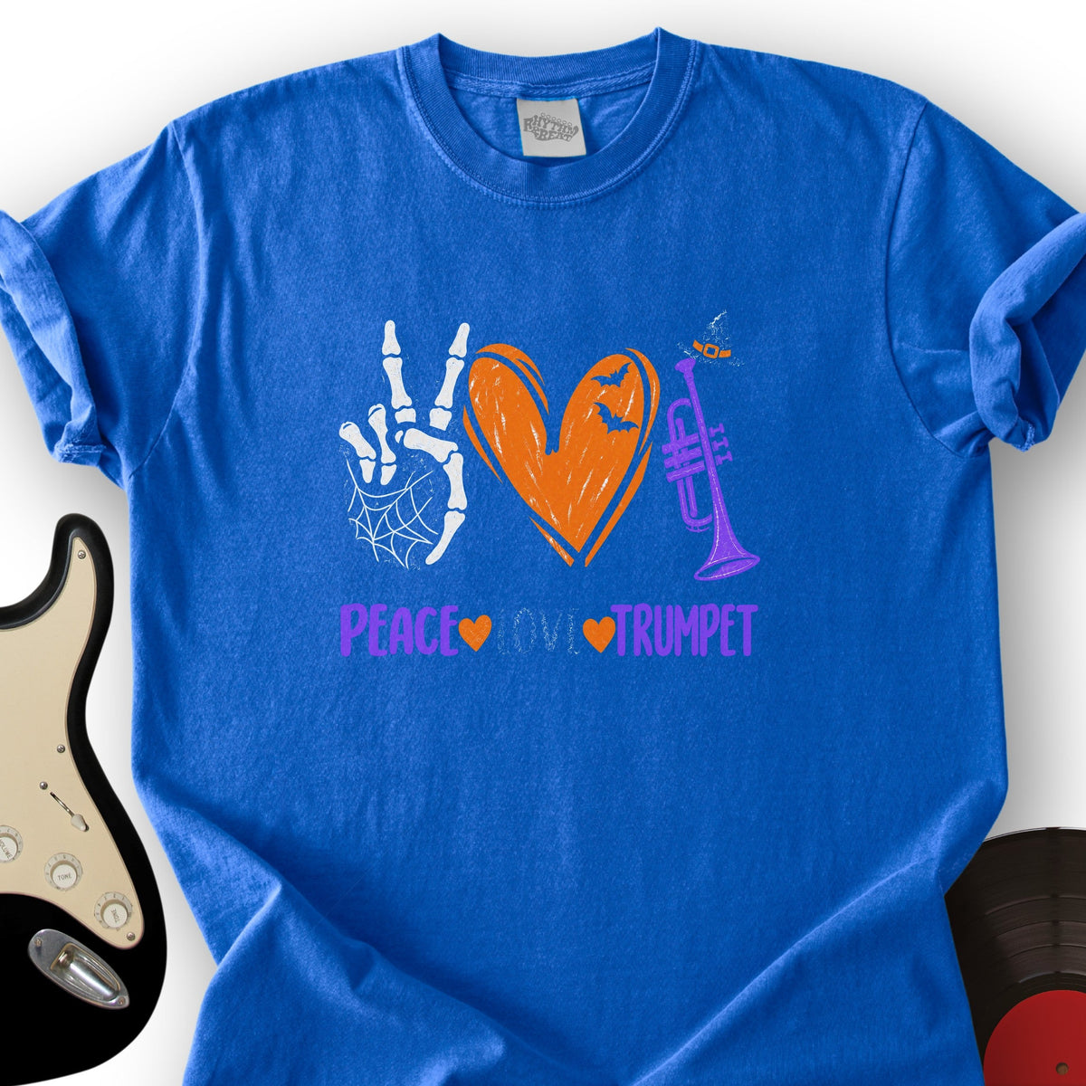Peace Love Trumpet T-Shirt product image 2