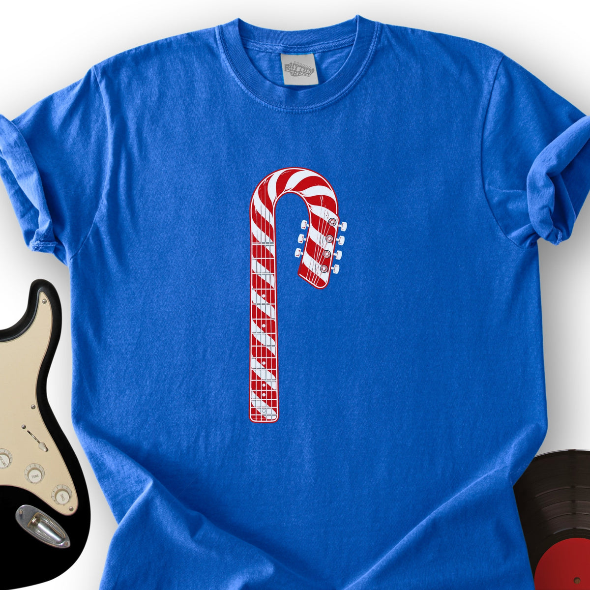 Candy Cane Fretboard T-Shirt product image 4