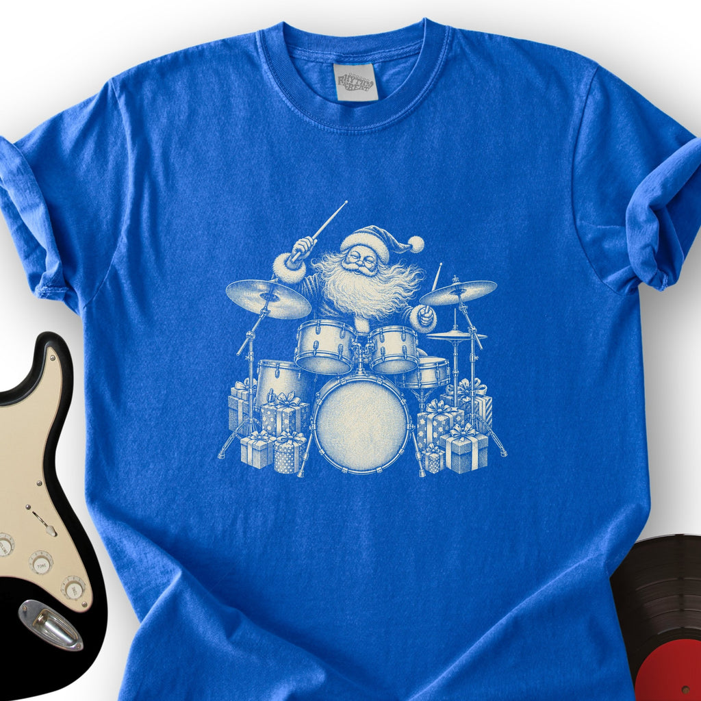 Santa Drummer T-Shirt product image 7
