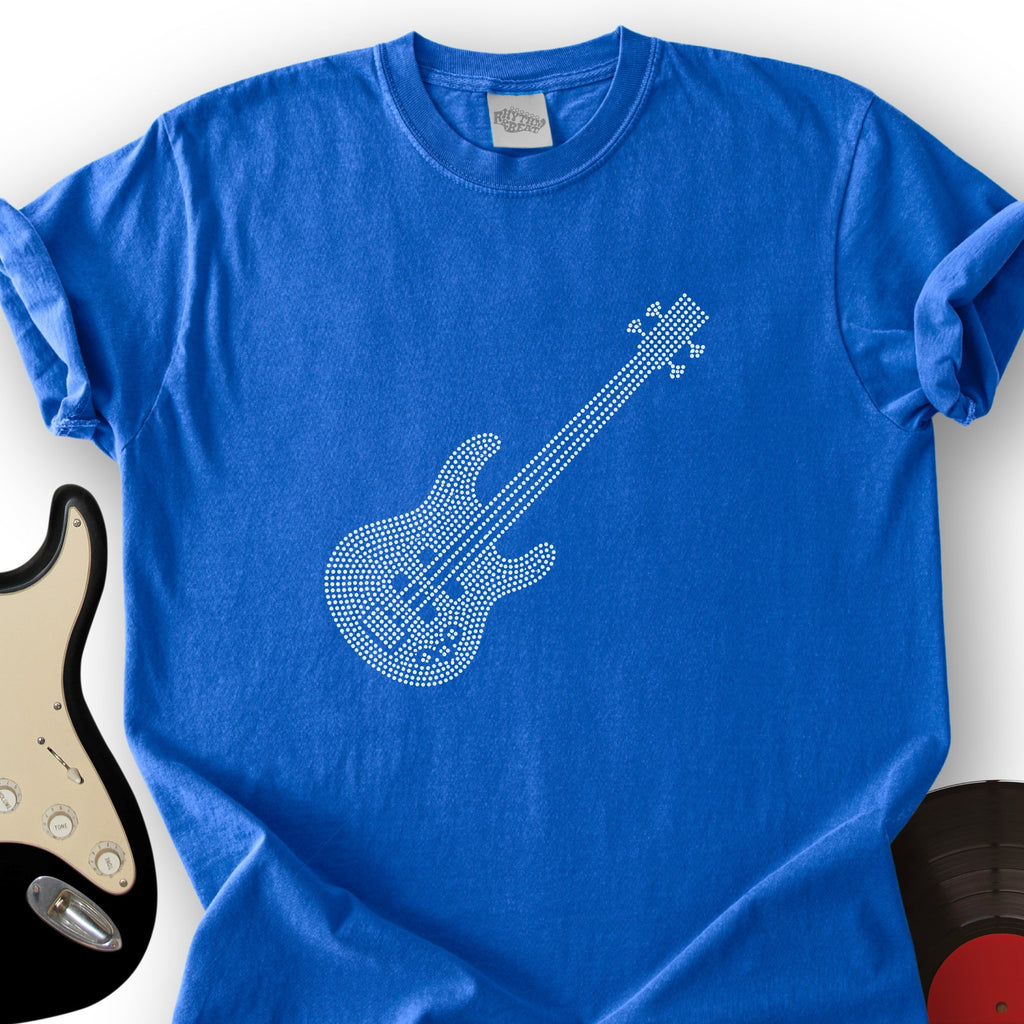Dotted Bass Guitar T-Shirt product image 6