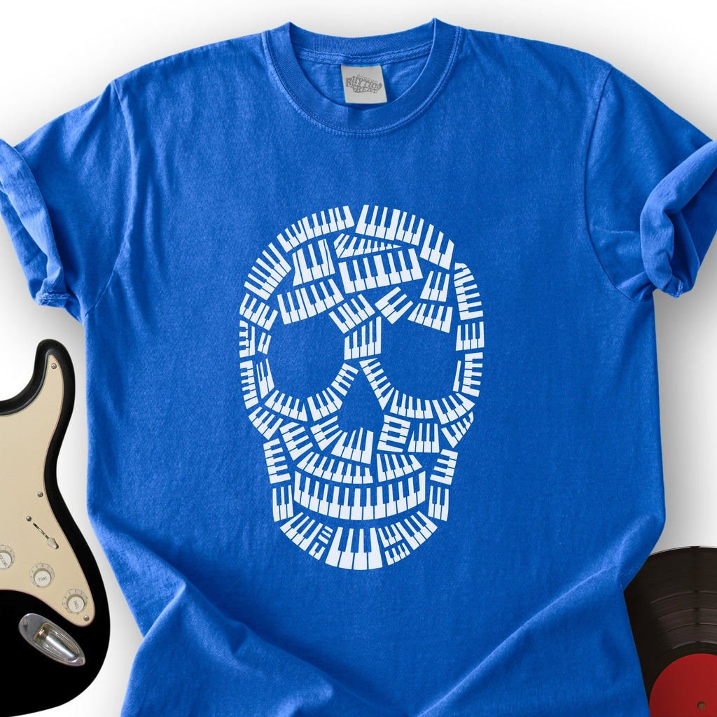 Piano Key Skull T-Shirt product image 7
