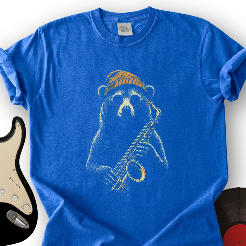 Bear Saxophone T-Shirt product image 7