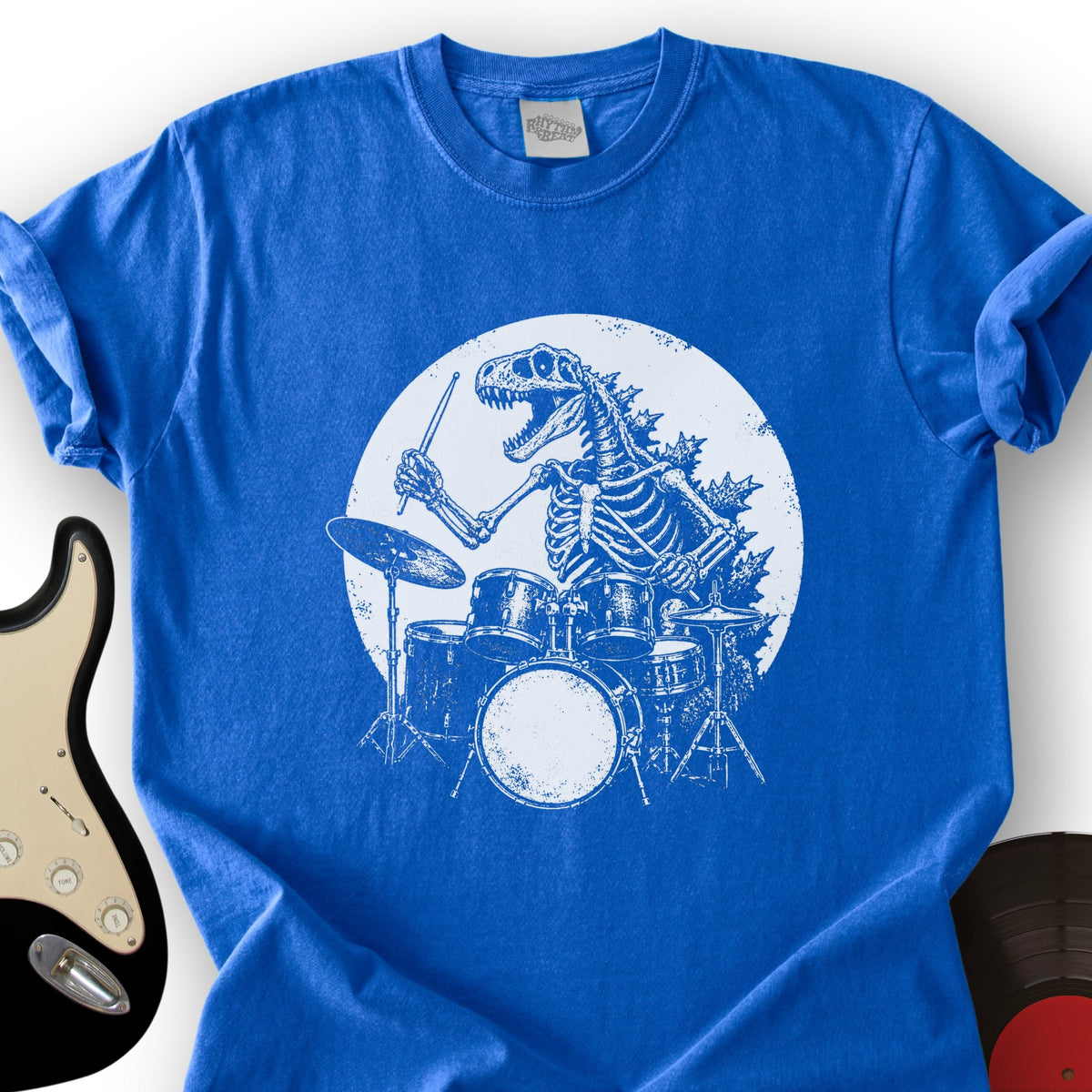 Dinosaur Drummer T-Shirt product image 5