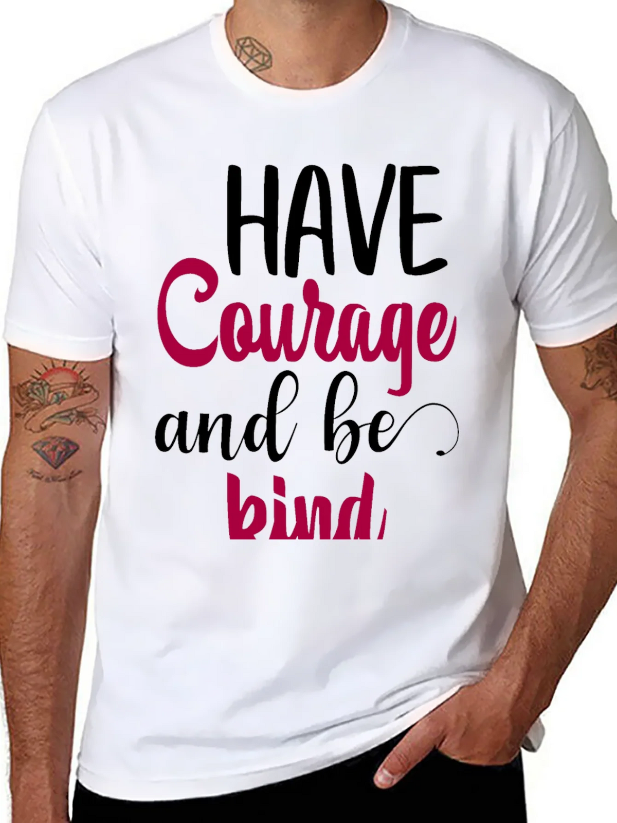Have Courage and be Kind Graphic Tee product image 7