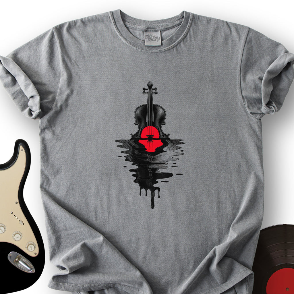 Melting Violin T-Shirt product image 3