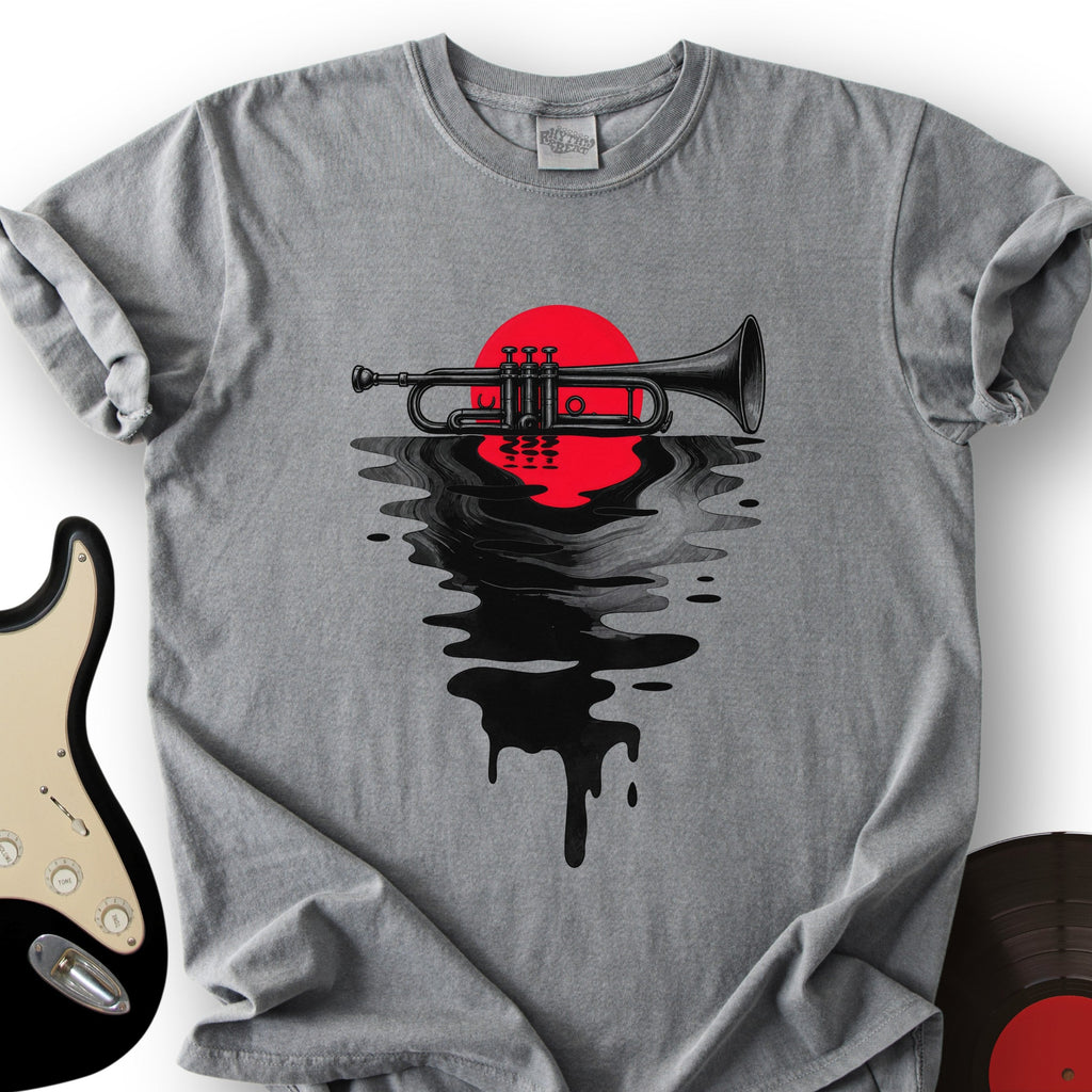 Melting Trumpet Sunset T-Shirt product image 2