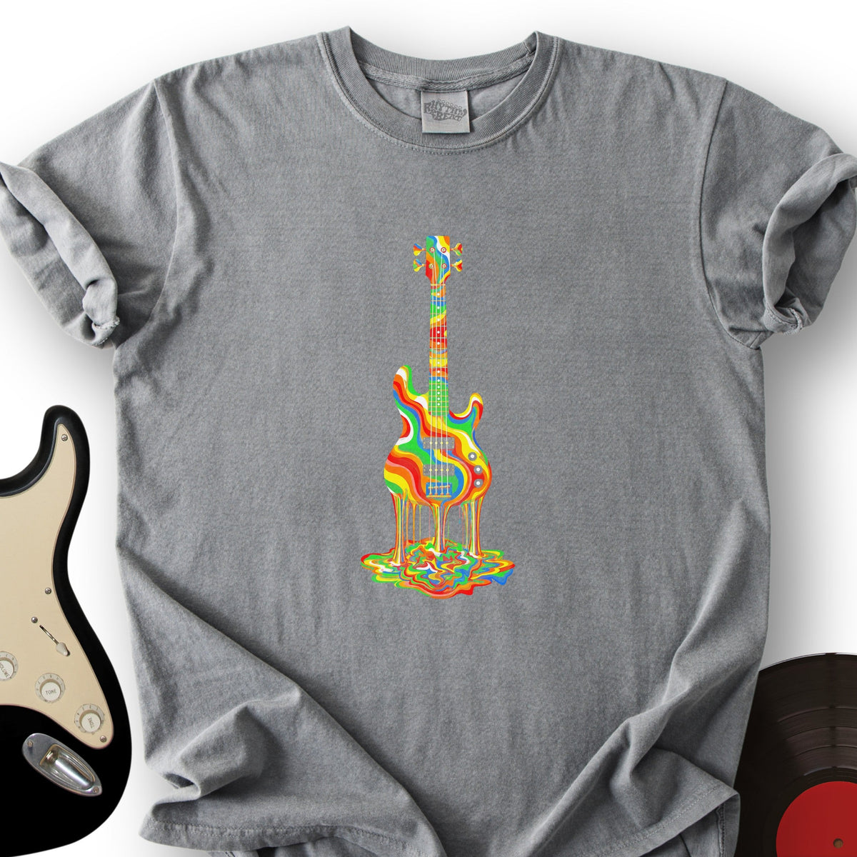 Melting Rainbow Bass T-Shirt product image 8