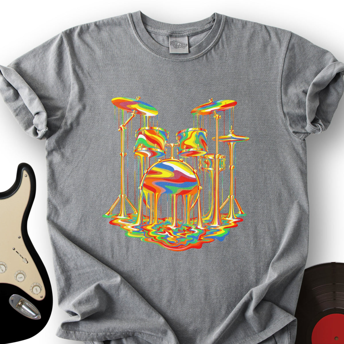 Melting Rainbow Drums T-Shirt product image 8