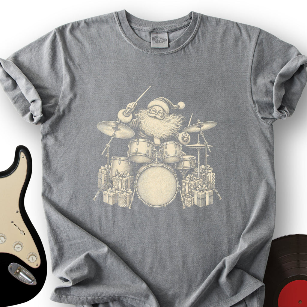 Santa Drummer T-Shirt product image 5