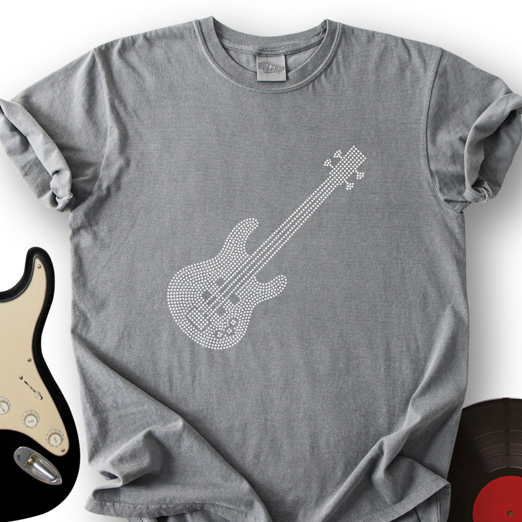 Dotted Bass Guitar T-Shirt product image 7