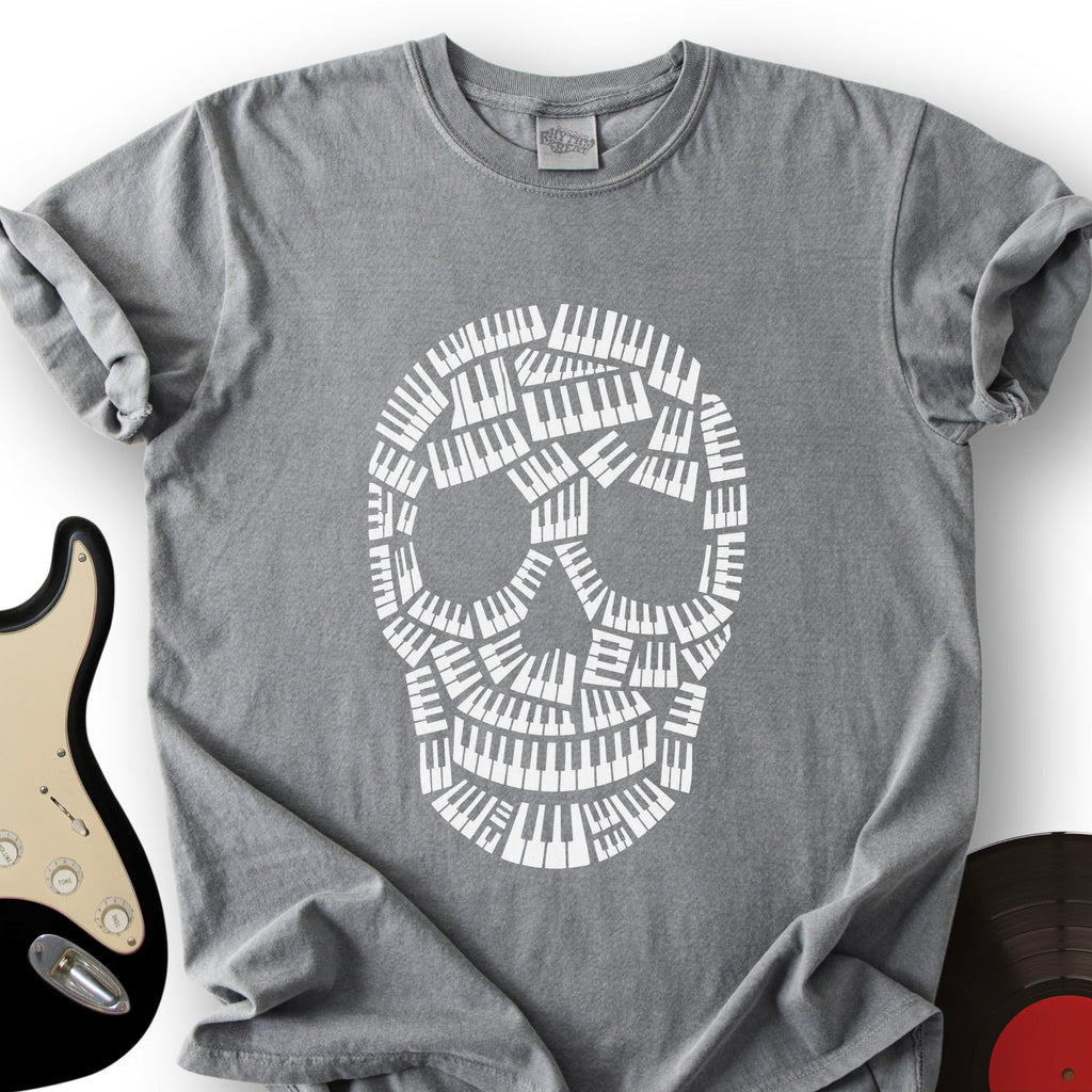 Piano Key Skull T-Shirt product image 4