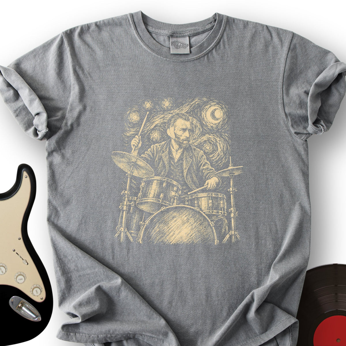Van Gogh Drummer T-Shirt product image 5